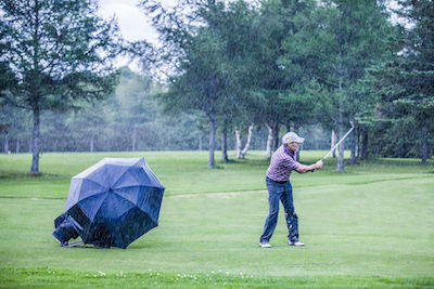  Golf rain