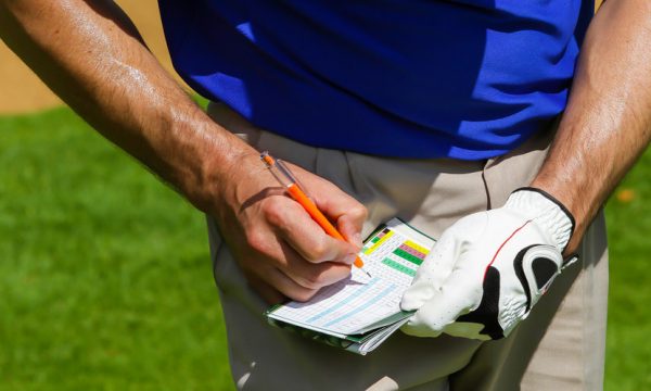 Golf score average