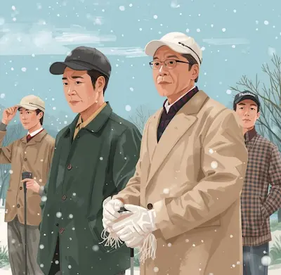 Golf course closed in winter